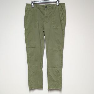 Banana Republic Green Pants with Straight Leg Design